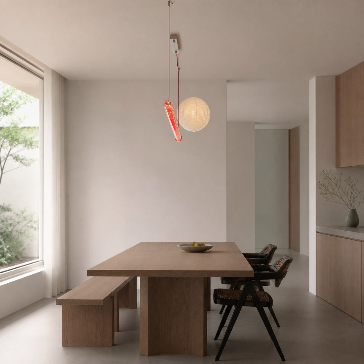 Tubular Linear LED Pendant Lamp