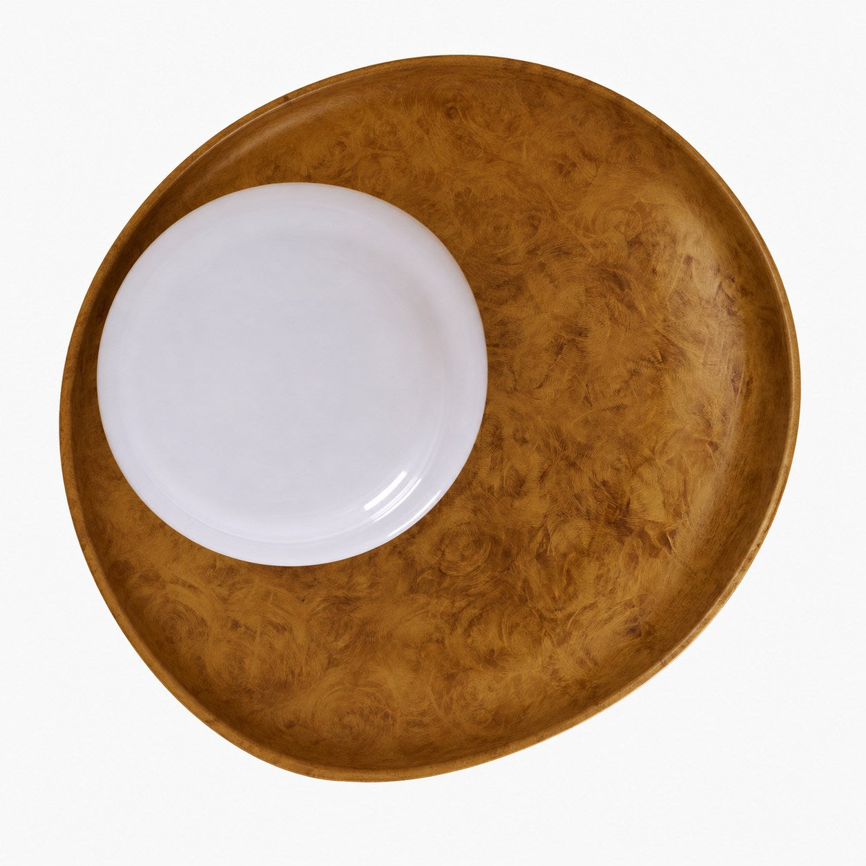 Pot-Lid Style Flat-Panel Ceiling Light
