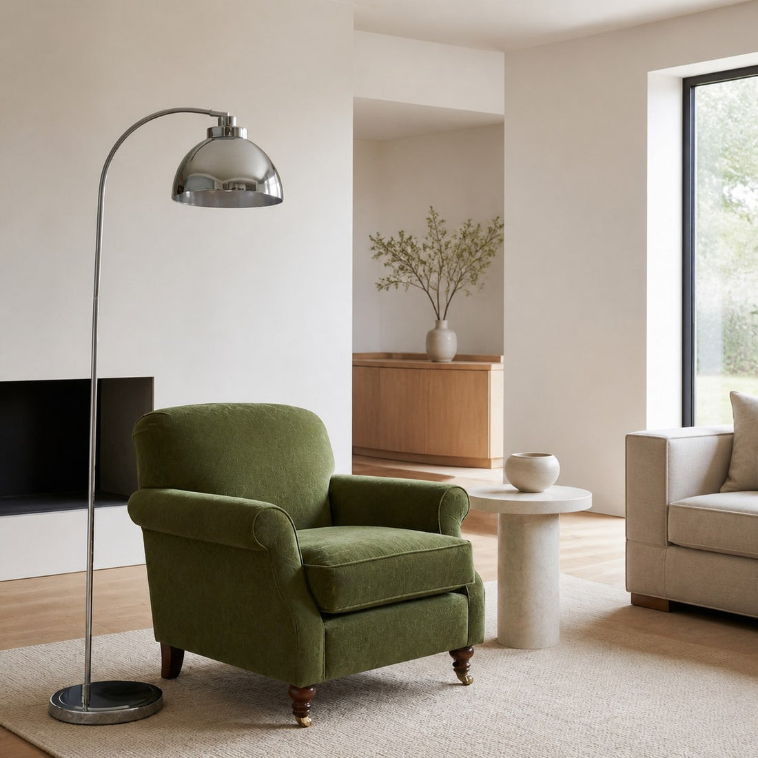 Shimmera Style Floor Lamp – Sleek Contemporary Illumination for Residential & Boutique Spaces