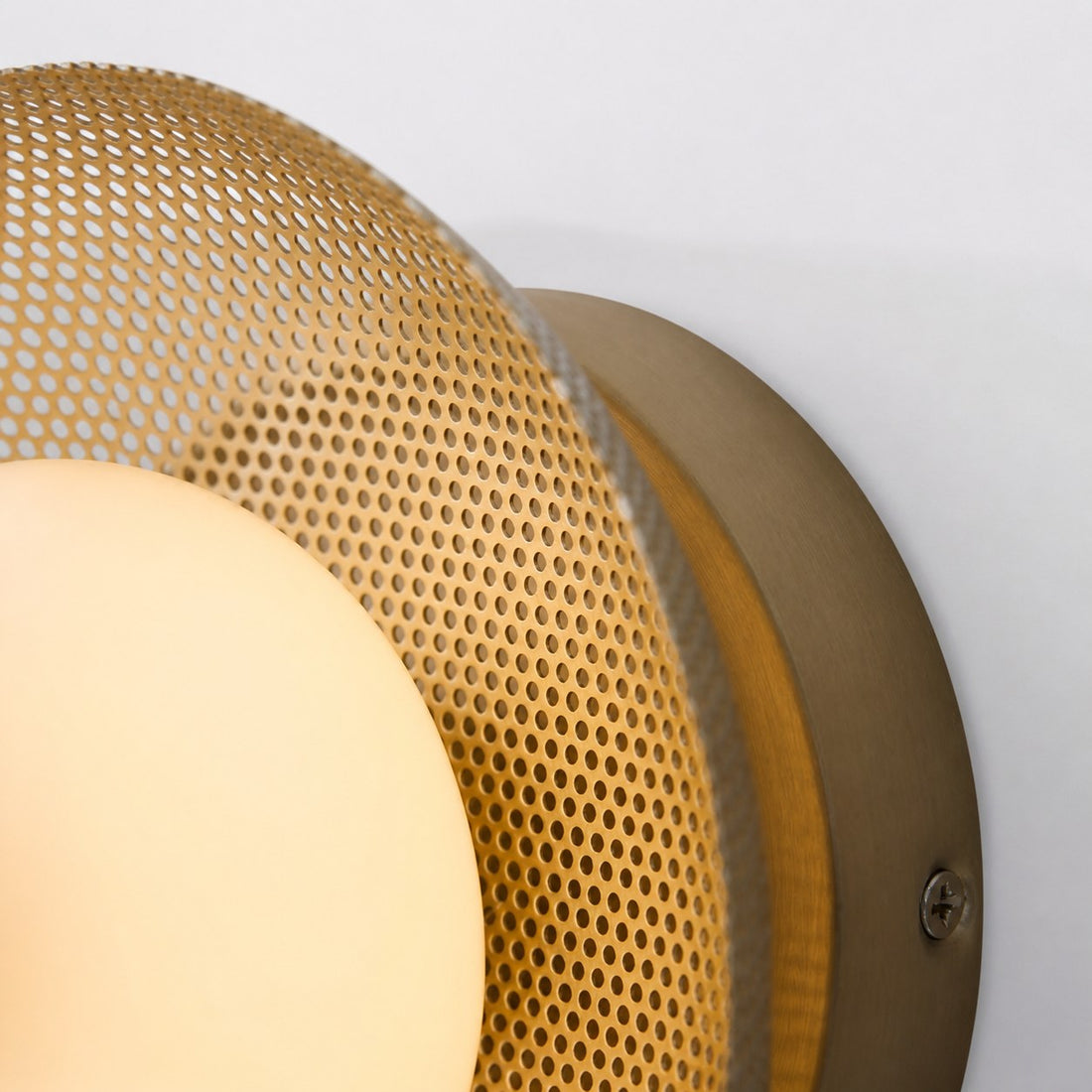 Elorina Sconce Wall Light - Textured Metal or Glass Shade