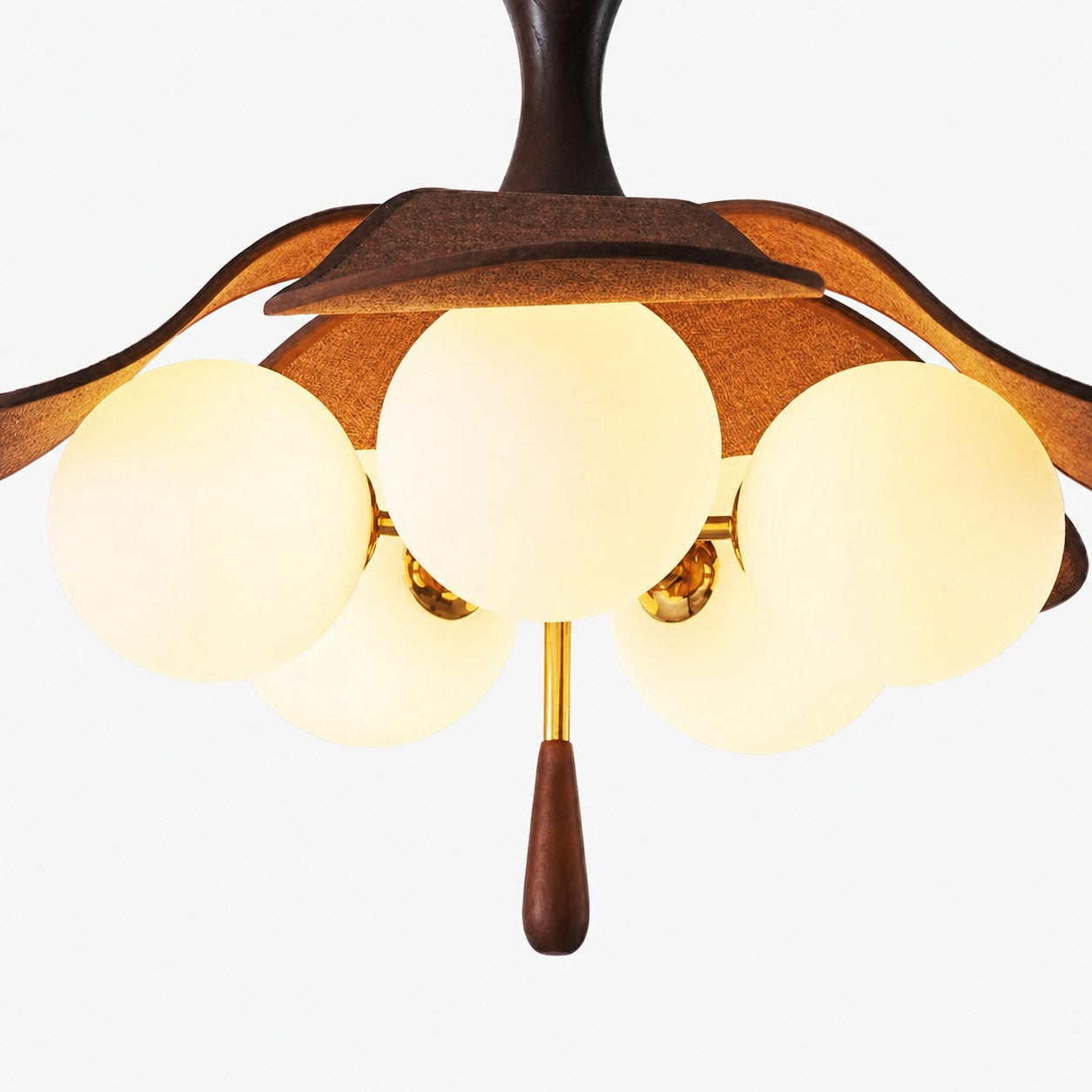 Orrise Series Sculptural Globe Cluster Pendant Lamp - Metal and Glass Pendant Light
