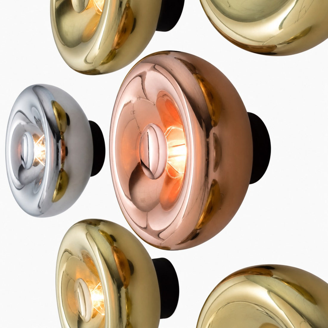 Ivoran Wall Sconce - Round Glass and Metal Modern Sconce for Modern Interiors