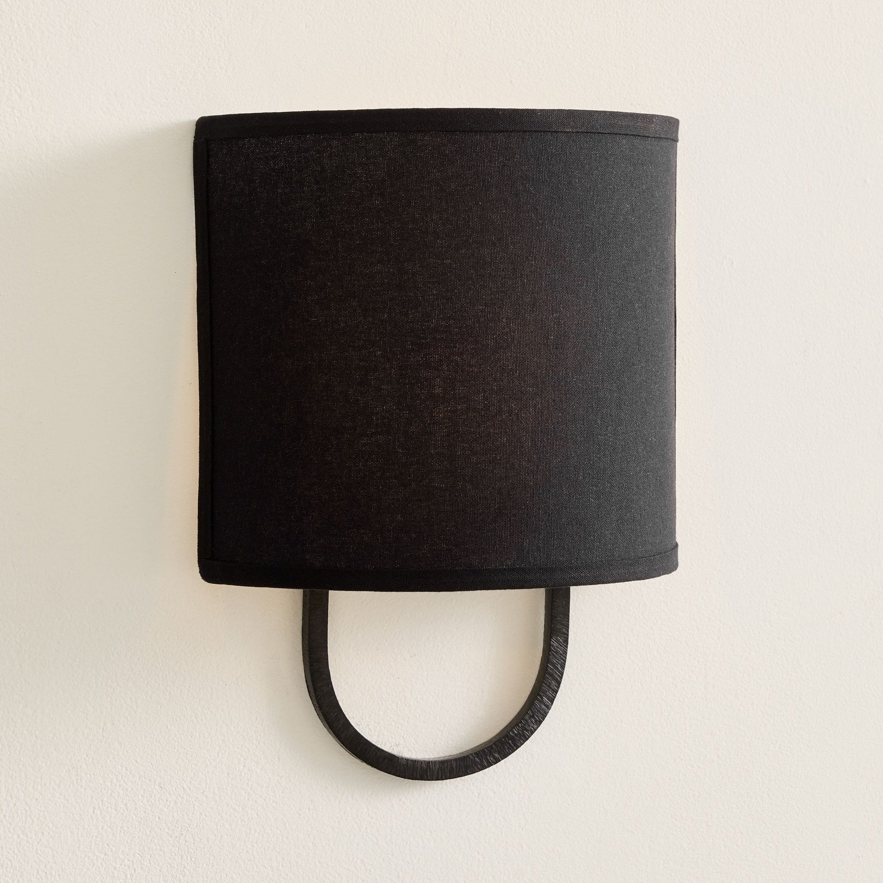 Nolvara Elegant Wall Light Featuring Soft Shade and Metal Arm