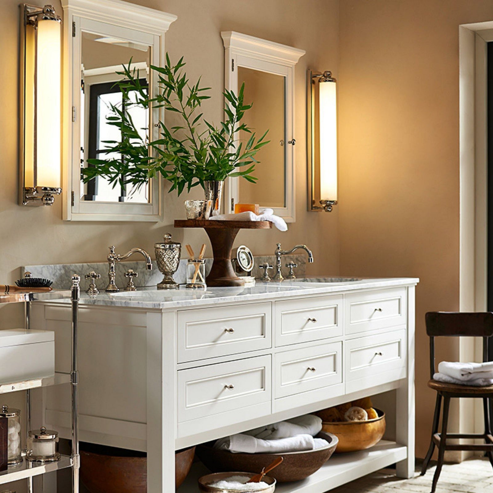 Kalvora Extra Long Tube Wall Sconce - Chrome Modern Light Fixture