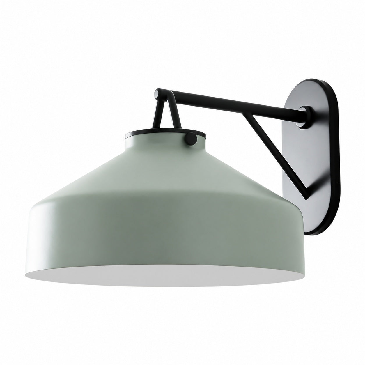 Hanton Minimalist Outdoor Wall Light - Matte Metal Industrial Sconce for Modern Spaces