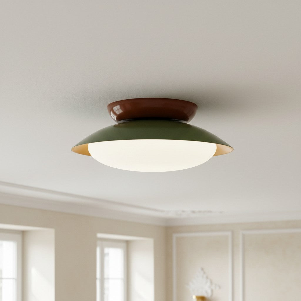 Heliora Modern Dome Ceiling Light - Minimalist Retro Style for Living Spaces