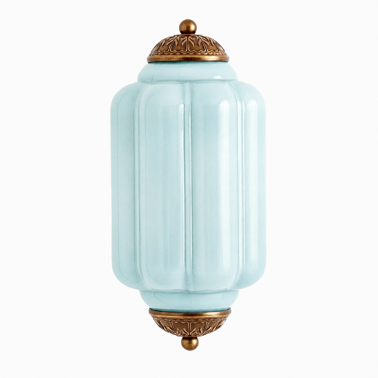 Eloise Brass Wall Sconce – Elegant Milk Glass Vintage Lighting
