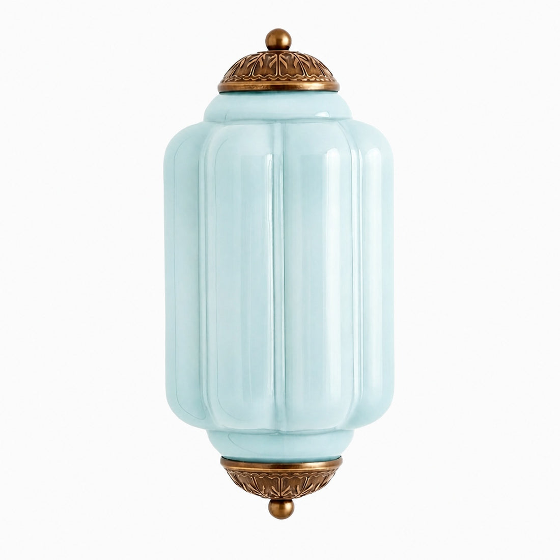 Eloise Brass Wall Sconce – Elegant Milk Glass Vintage Lighting