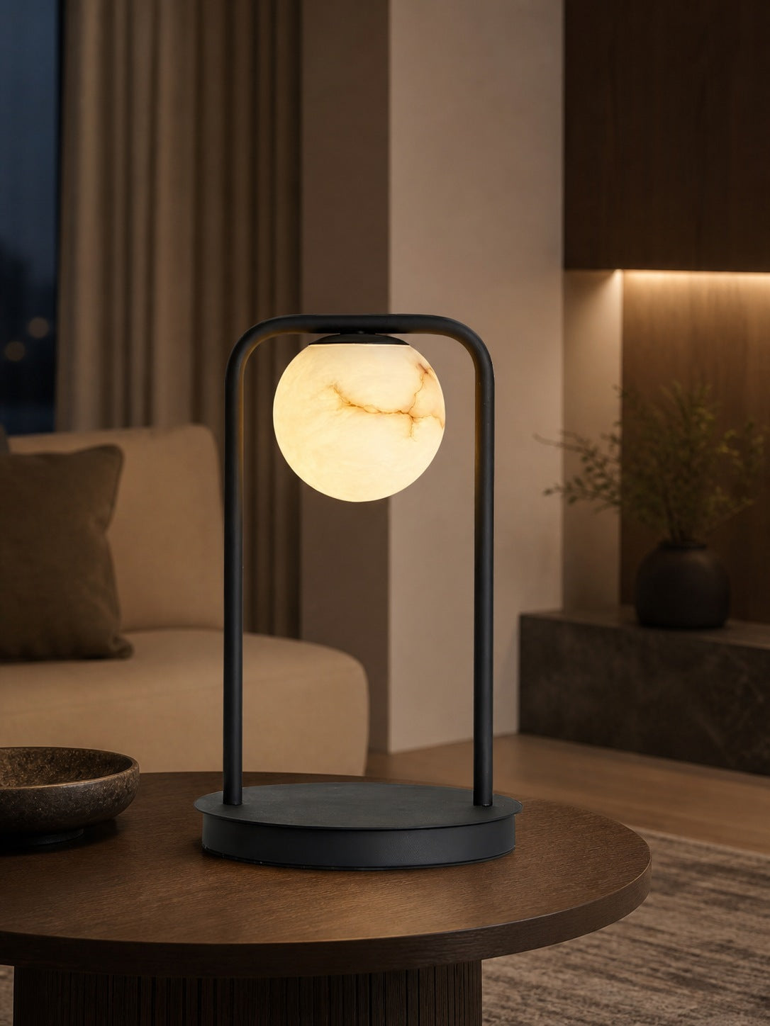 Tribeca Alabaster Table Lamp