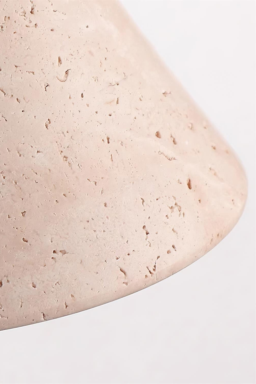 Modern Minimalist Tapered Travertine Wall Light