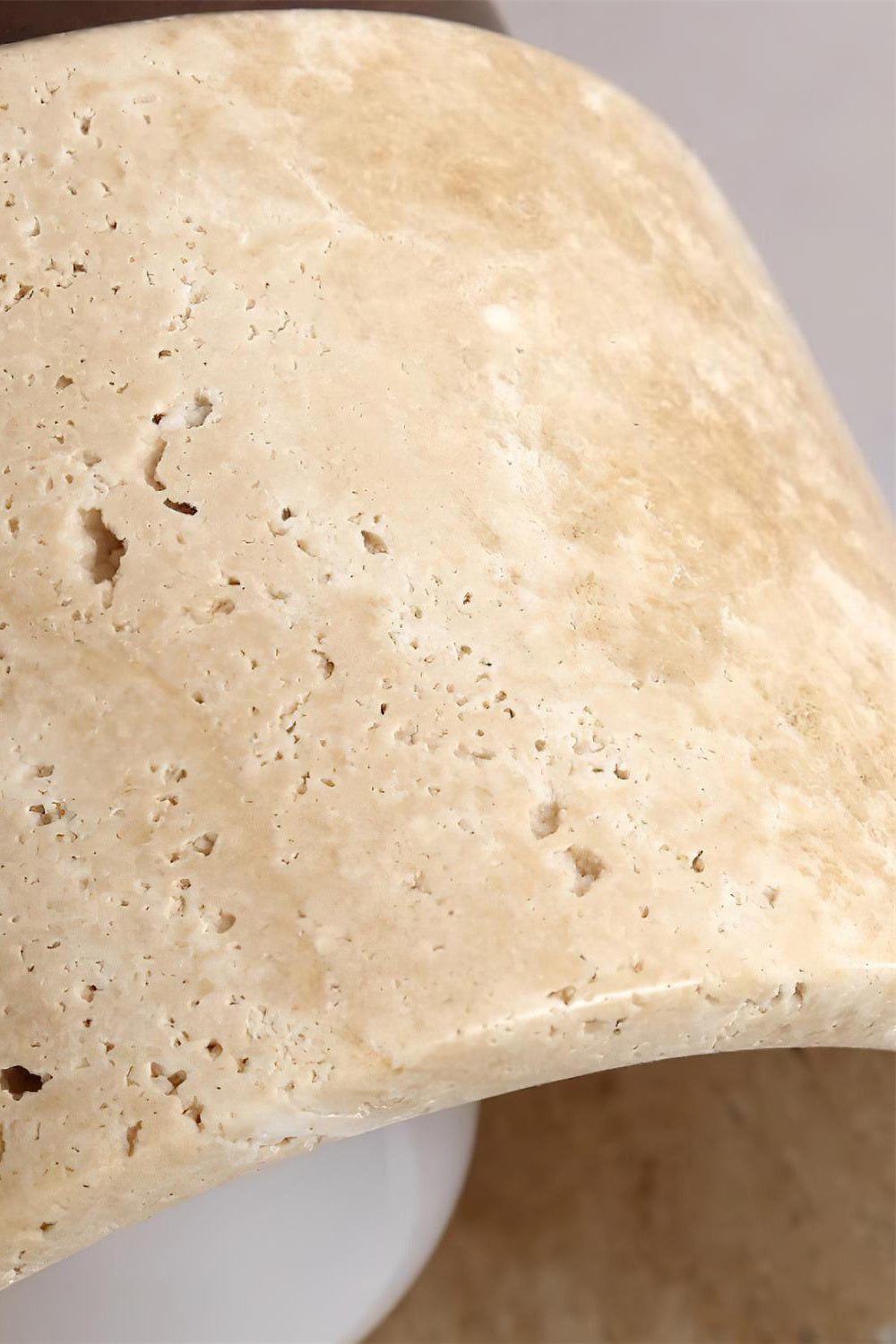 Cylindrical Travertine Wooden Ceiling Lights