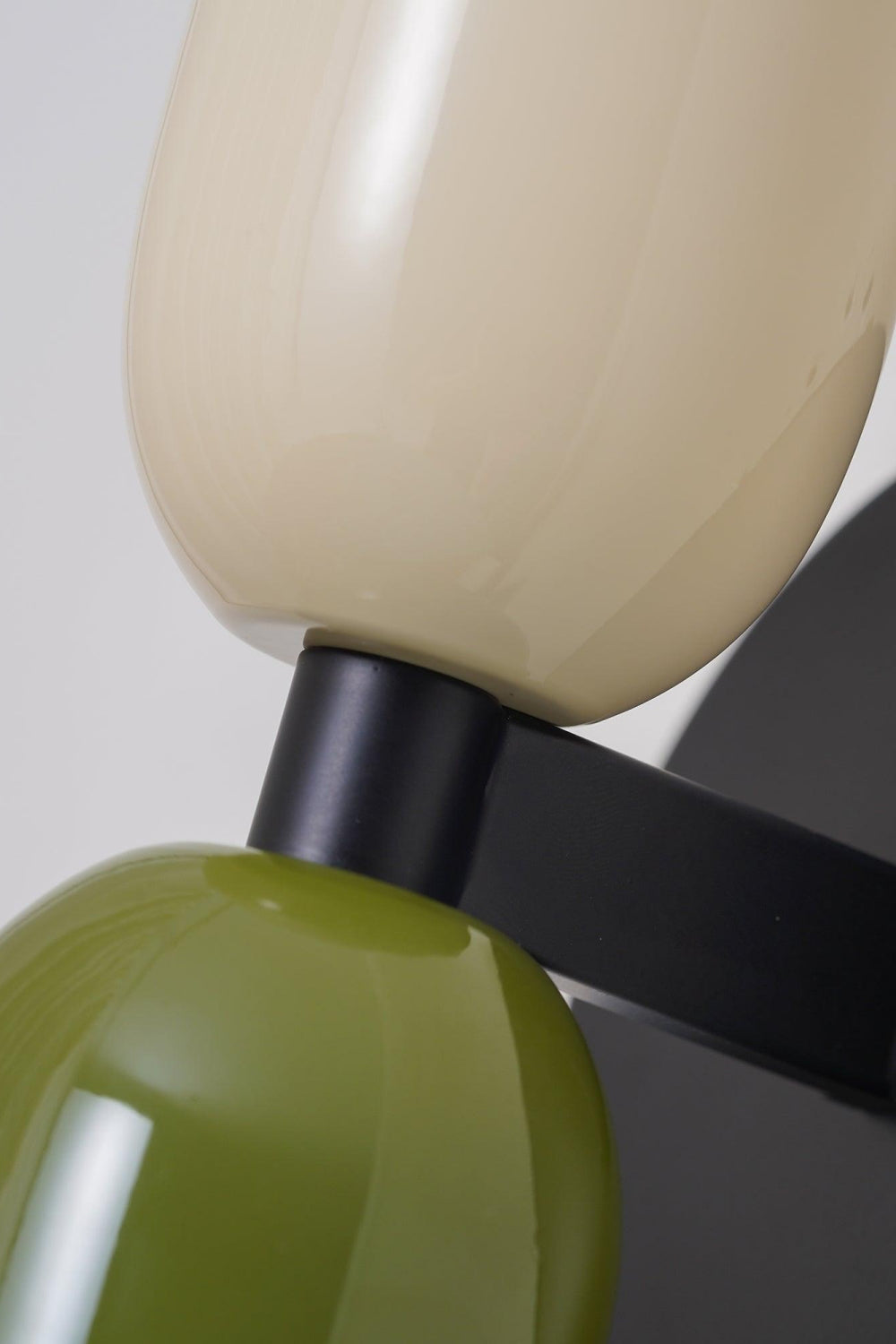 Double head macaroon color up and down wall sconce