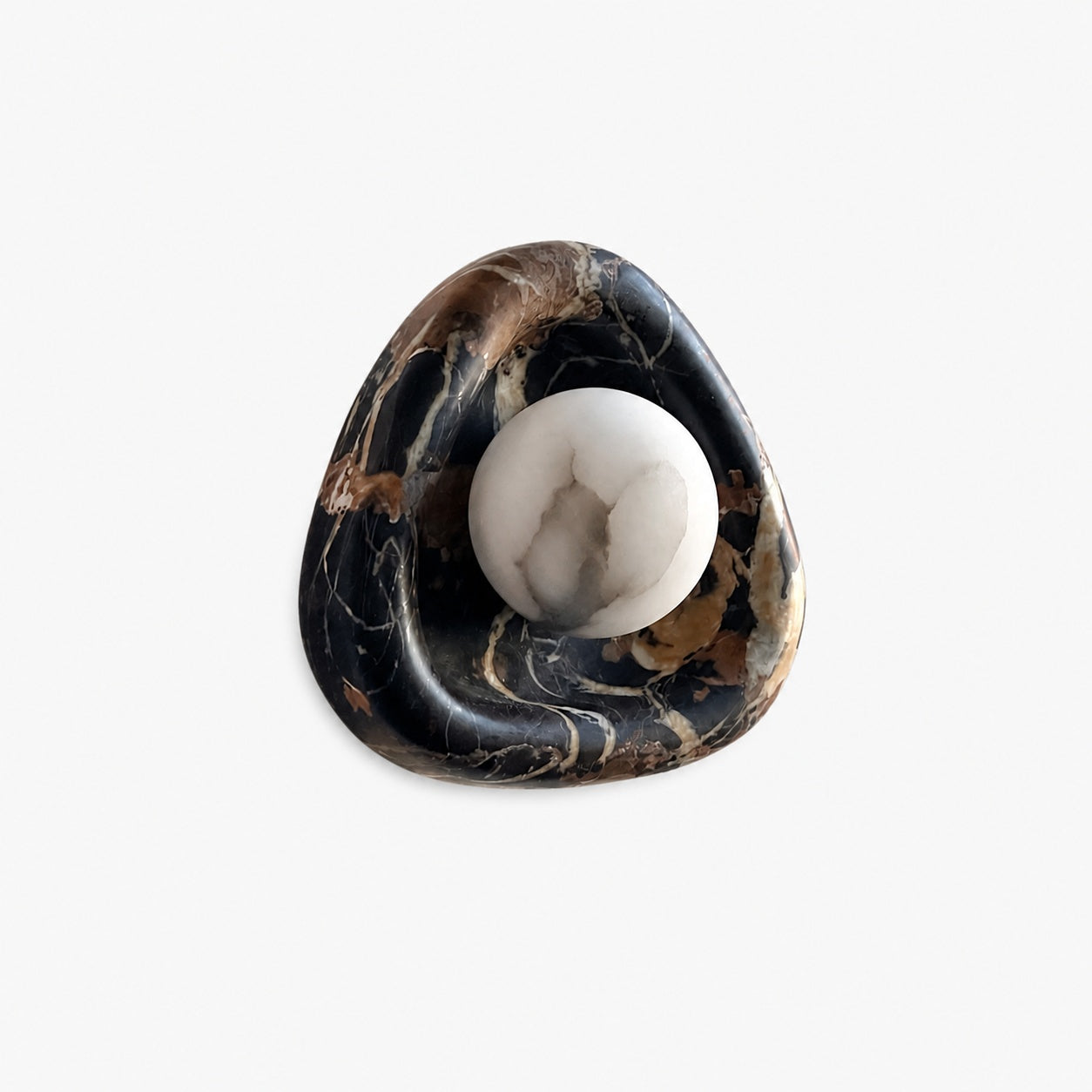 Black Pearl Marble Wall Lamp