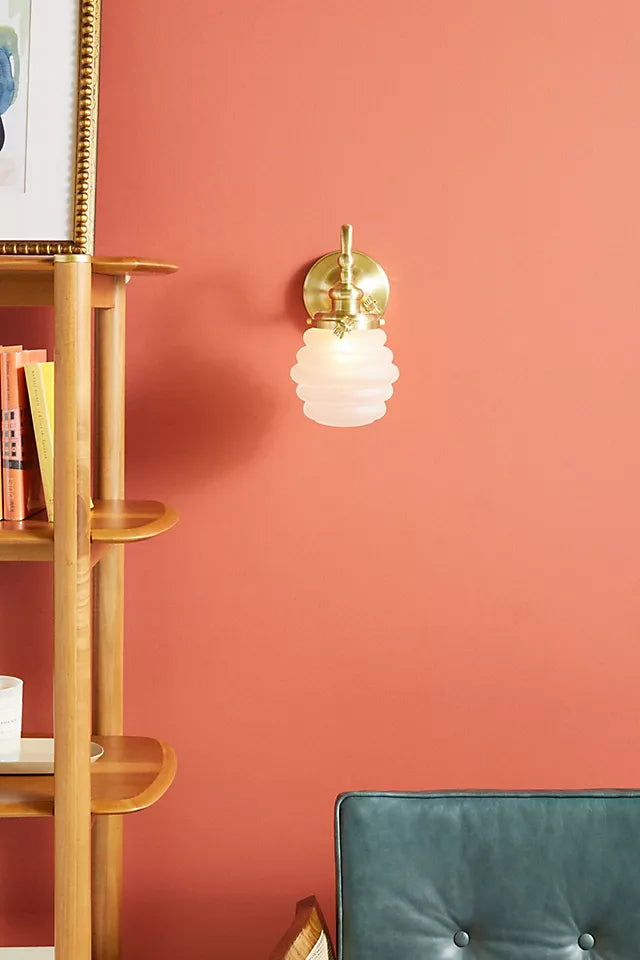 Capigia Glass Metal Vanity Wall Sconce - Modern Bathroom Light with Elegant Style