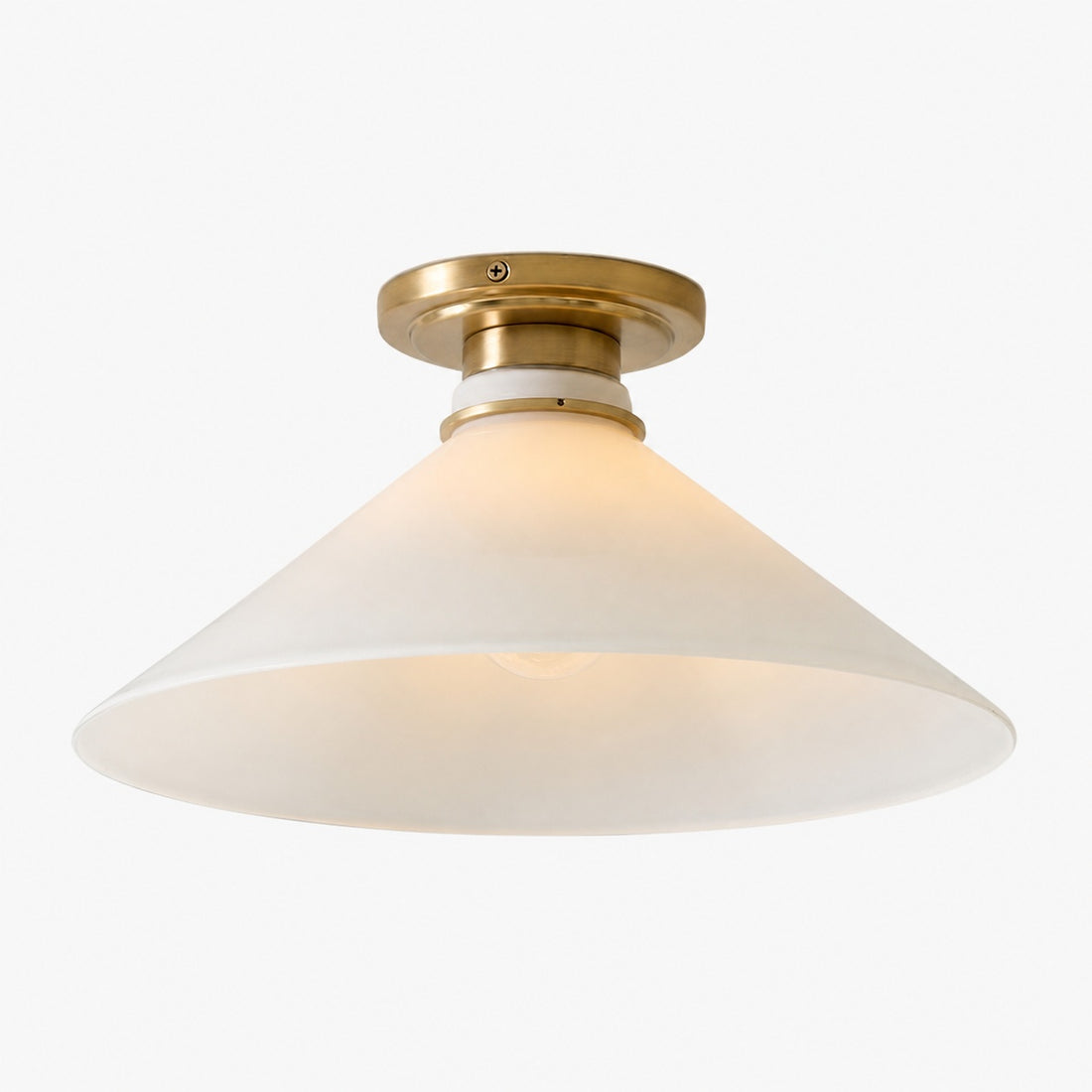 Aurenza Timeless Flush Mount Light - Farmhouse Design with Simple Elegant Charm