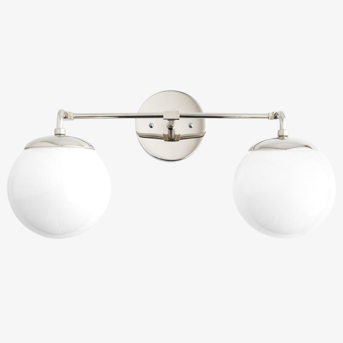 Glorica Glass Wall Sconce - Modern Vintage Vanity Light Fixture