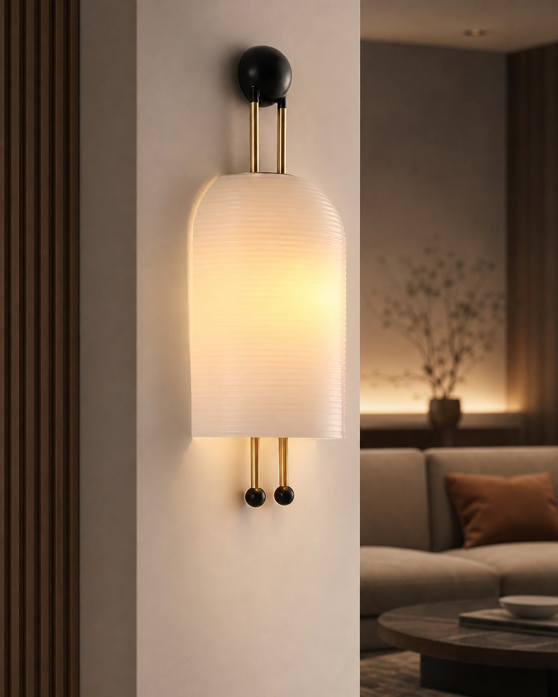 Lantern Glass Sconce