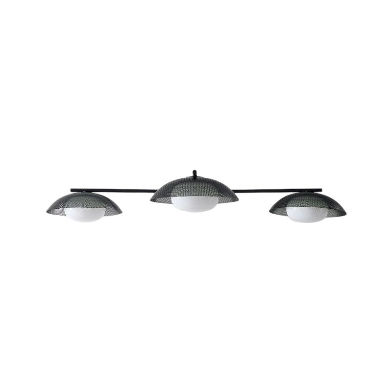 Elorina 3-Light Flush Mount Glass/Metal Ceiling Light - A Stylish Fixture for Modern Spaces