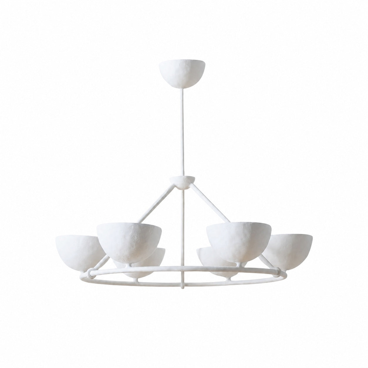Plara Multi‑Light Chandelier – Modern Polyresin and Plaster for Dining & Foyer