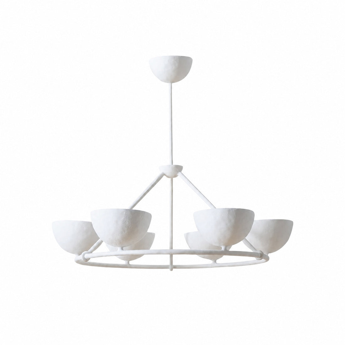 Plara Multi‑Light Chandelier – Modern Polyresin and Plaster for Dining & Foyer