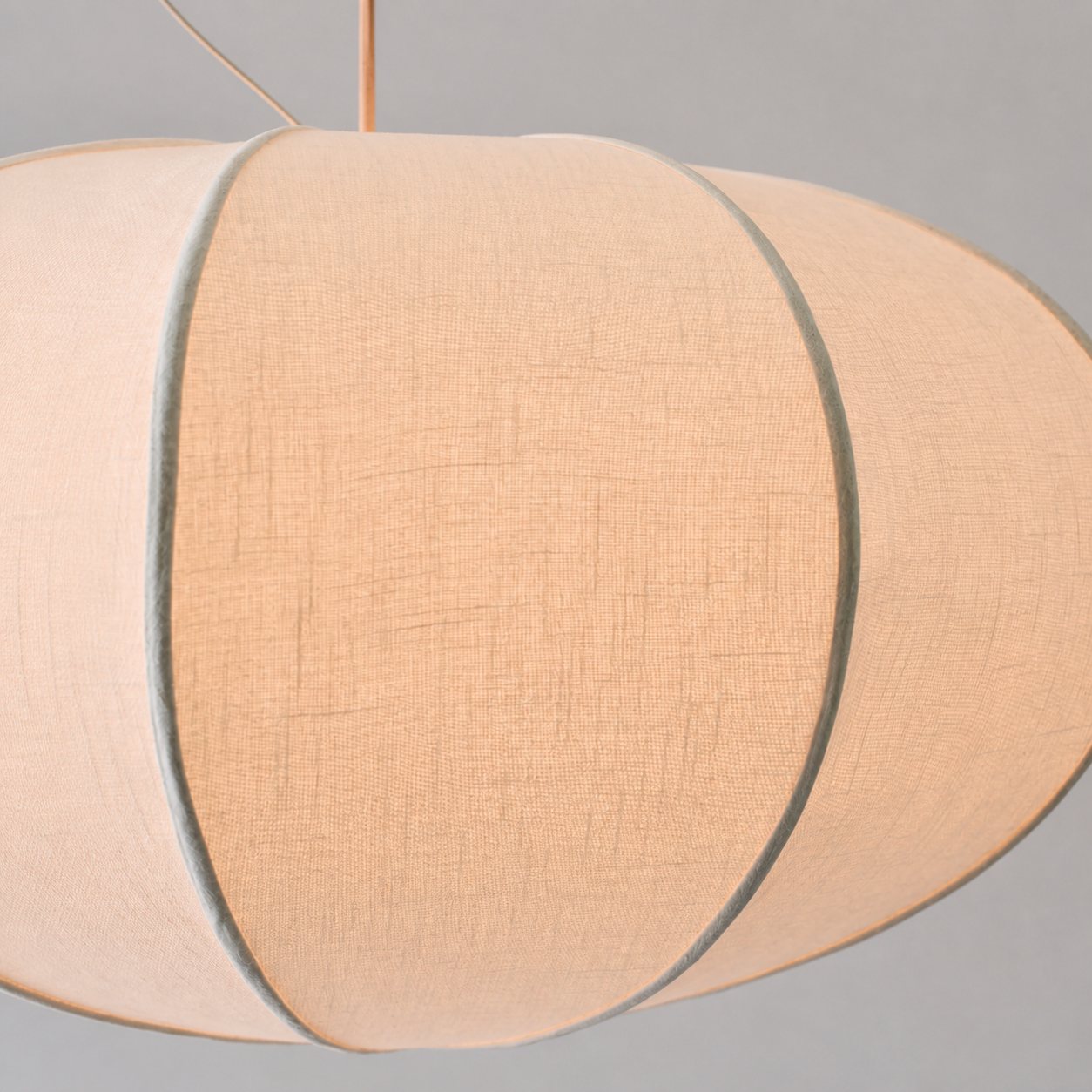 Alvian Adjustable Pendant Light with Linen Shade for Dining Room and Kitchen Island
