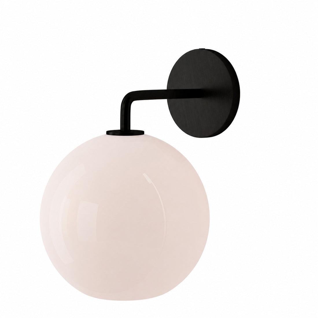 Selvion Artistic Globe Sconce Light - Handcrafted Glass Sculptural Wall Fixture