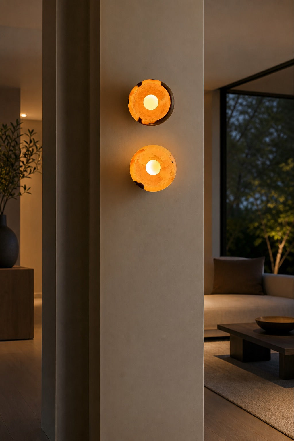Piedra Marble Wall Lamp