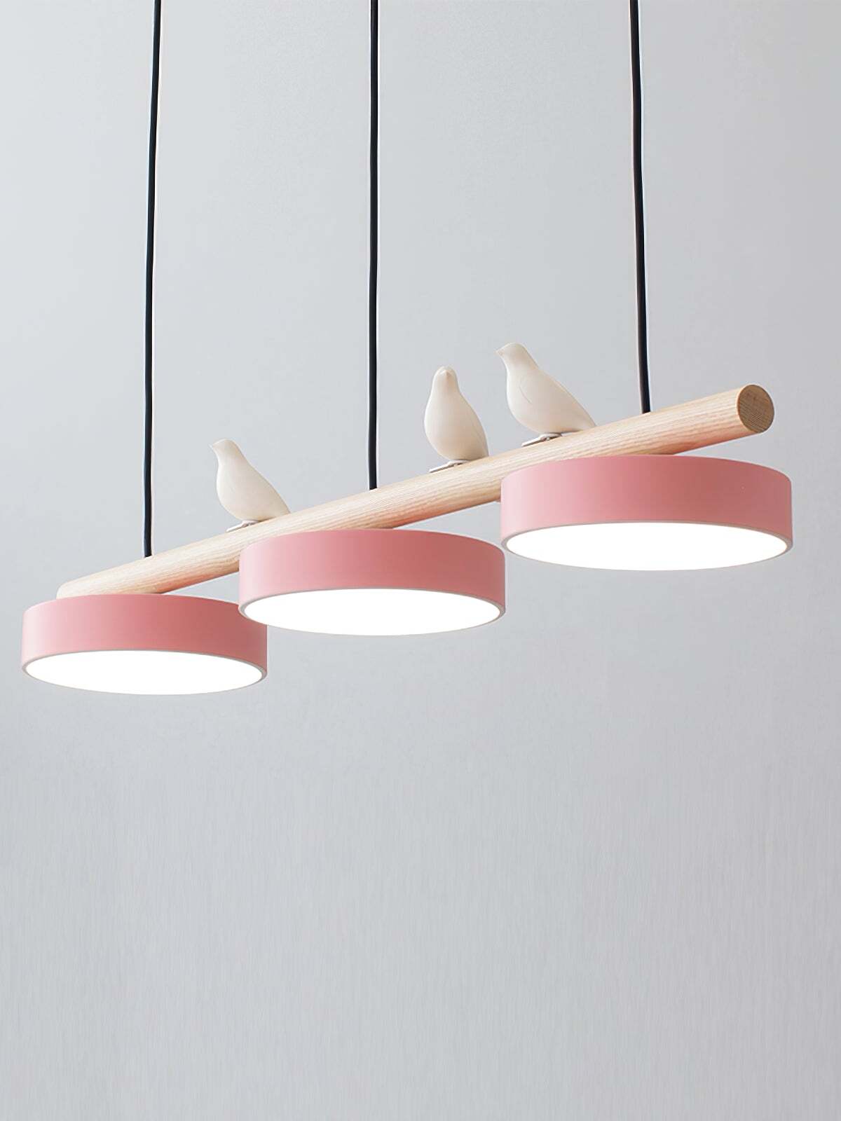 Creative Branch Bird Shaped Pendant Lamp