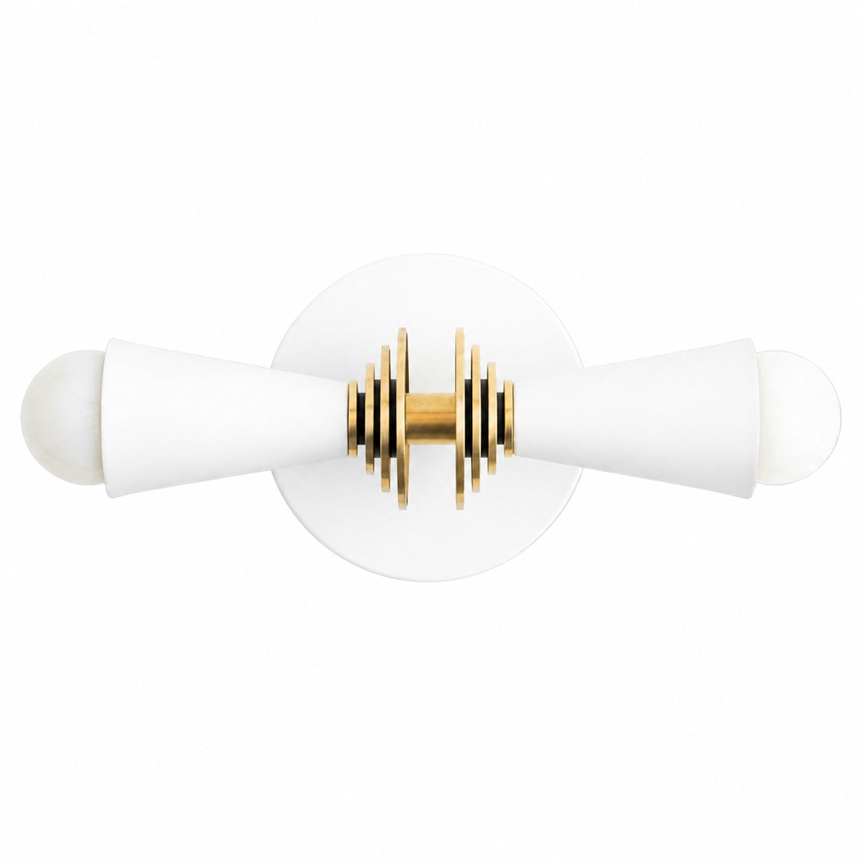 Pyralis Cone Art Deco Wall Light - Multi-Directional Sconce for Vanity or Wall