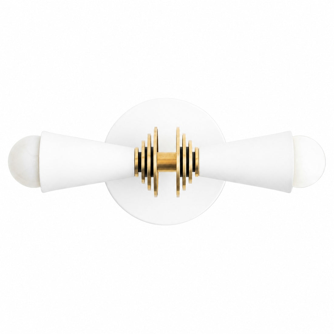 Pyralis Cone Art Deco Wall Light - Multi-Directional Sconce for Vanity or Wall