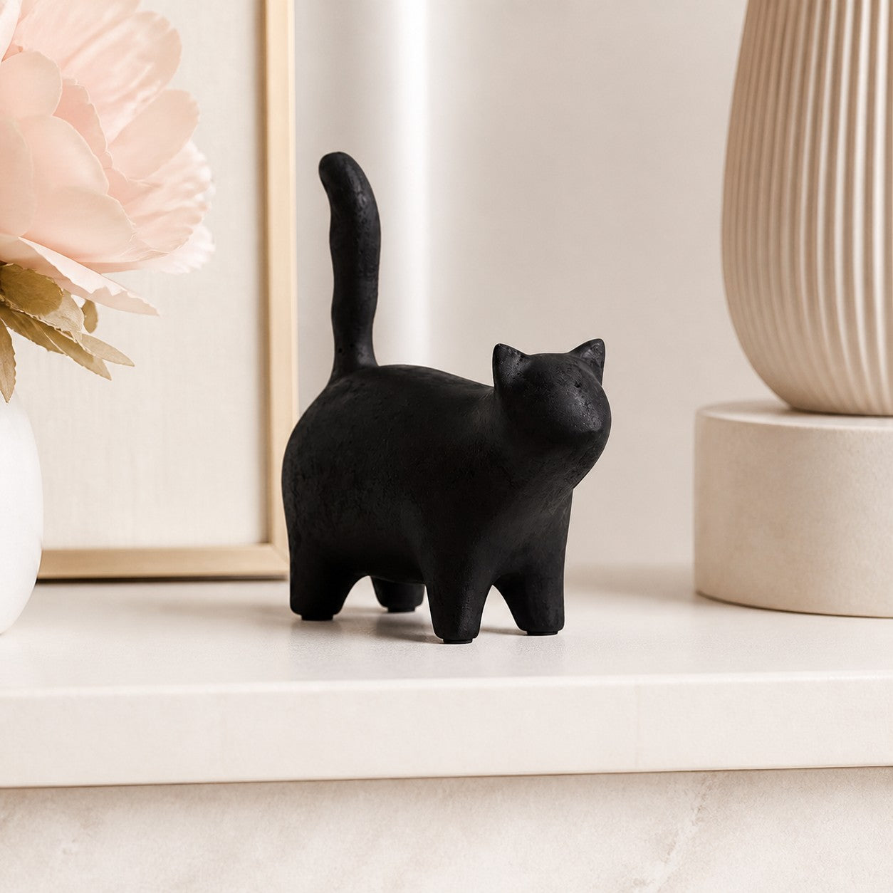 Felora resin cat sculpture variant or set