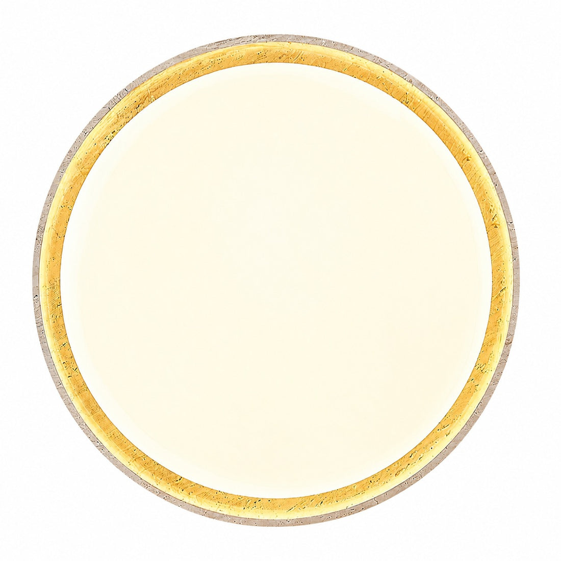 Ultra-thin Round Travertine Ceiling Lamp