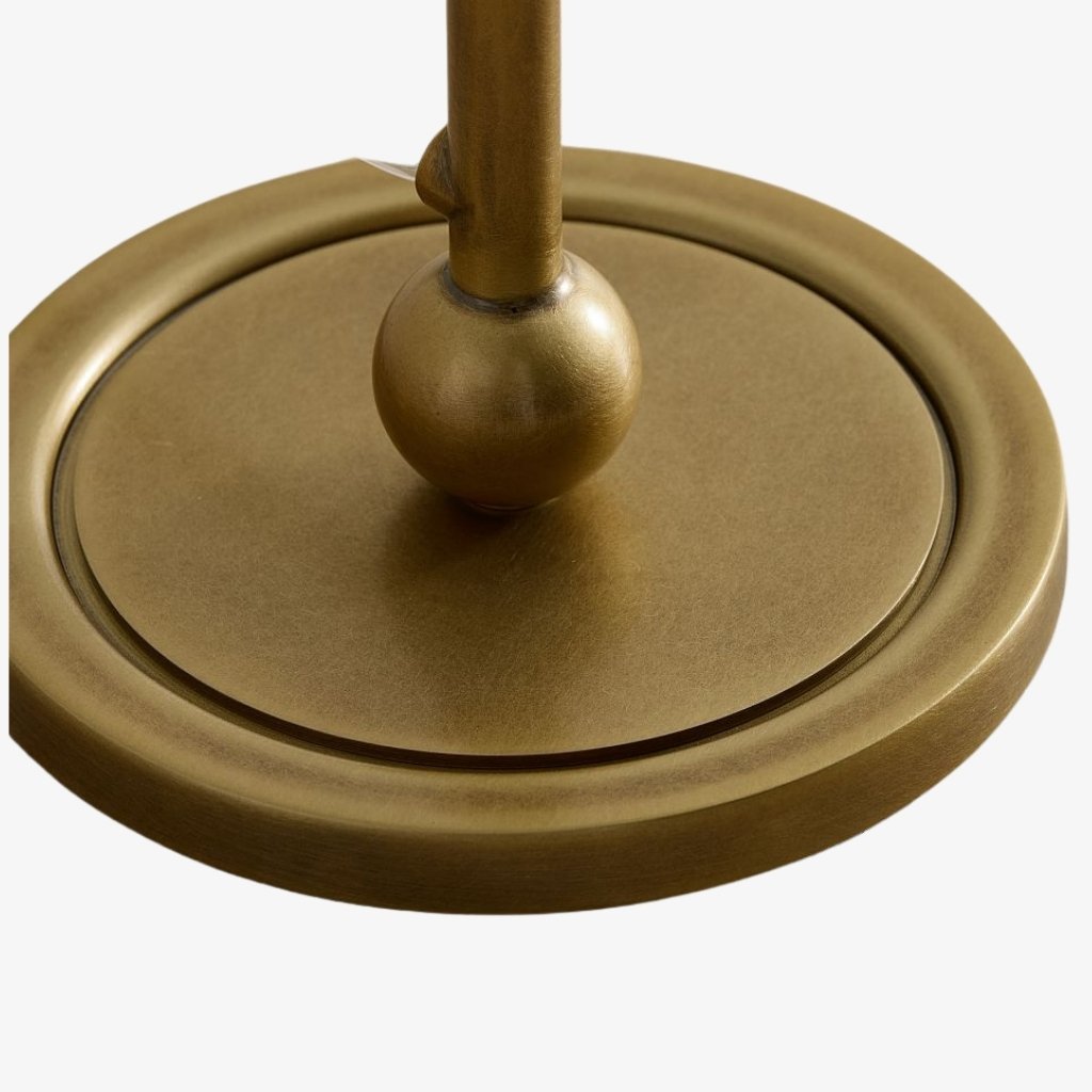 Serena Iron Table Lamp – Clean Lines and a Soft Linen Shade for Home Office or Bedside