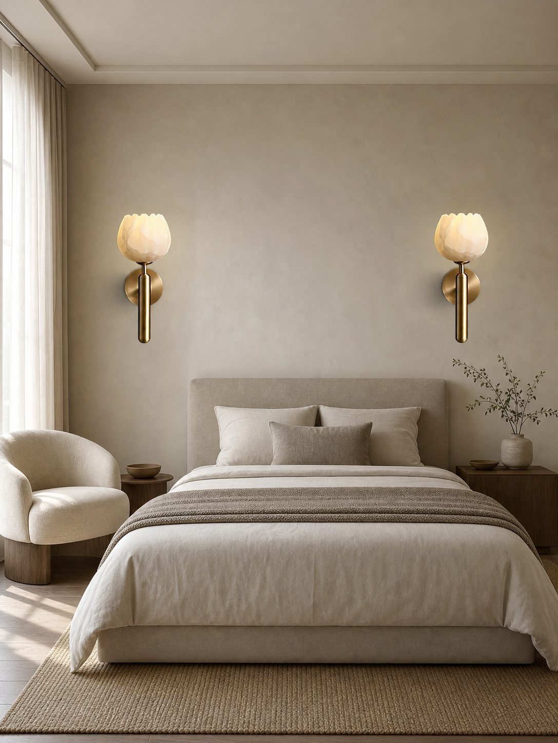 Mian Alabaster Wall Lamp
