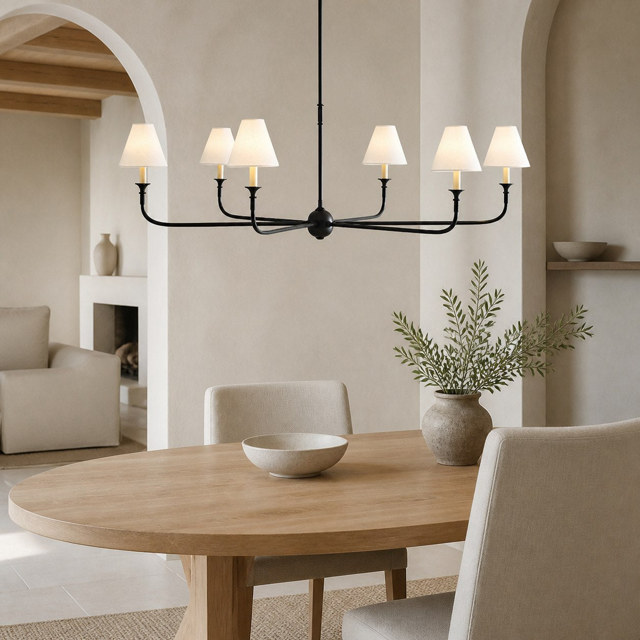Piaf Grande Modern Industrial Metal Chandelier