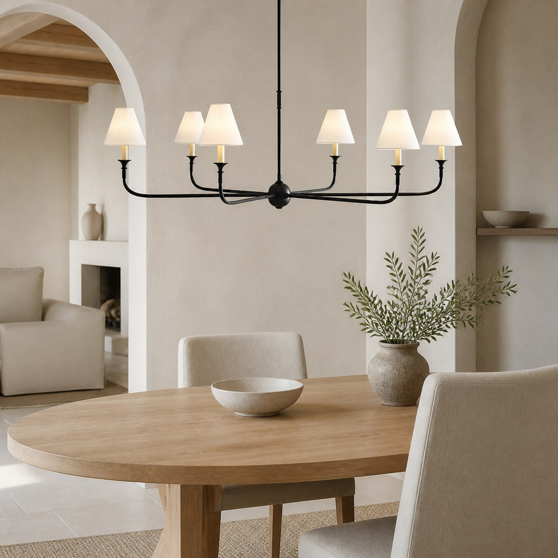 Piaf Grande Modern Industrial Metal Chandelier