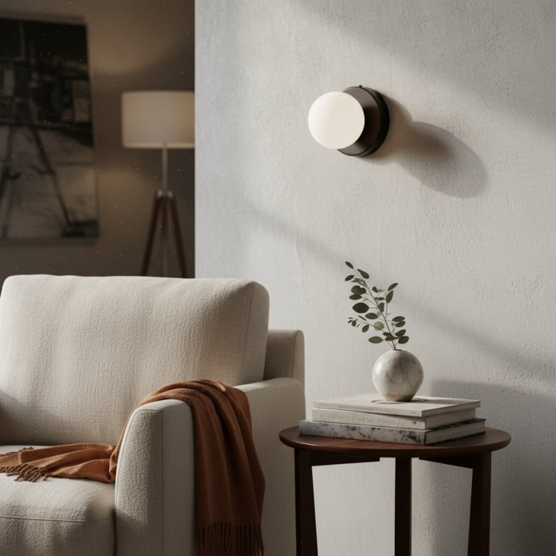 Nuevola Soft Sculptural Wall Light - Minimal Decorative Wall Lamp for Modern Indoor Spaces