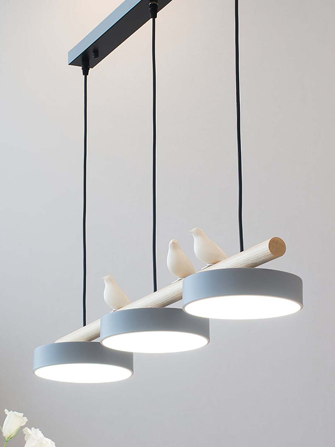 Creative Branch Bird Shaped Pendant Lamp