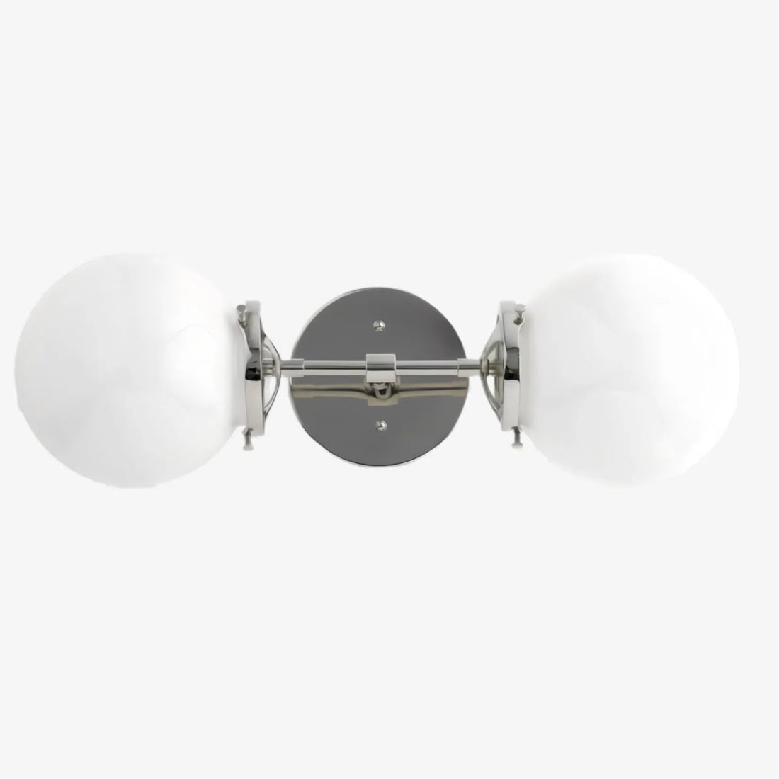 Lumio Globe Art Deco Vanity Light -  Opal Globe Bathroom Sconce