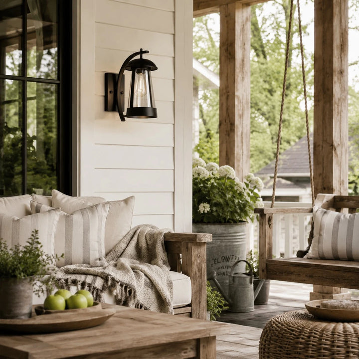 Vintage Outdoor Waterproof Wall Sconce for Porch and Garden