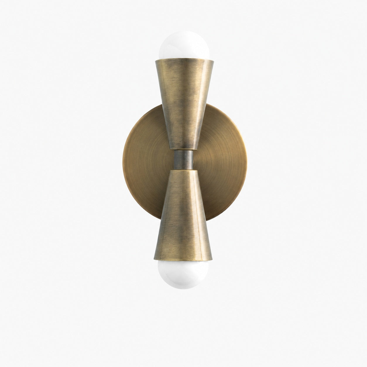 Pyralis Cone Linear Statement Wall Sconce - Modern Two Light Fixture