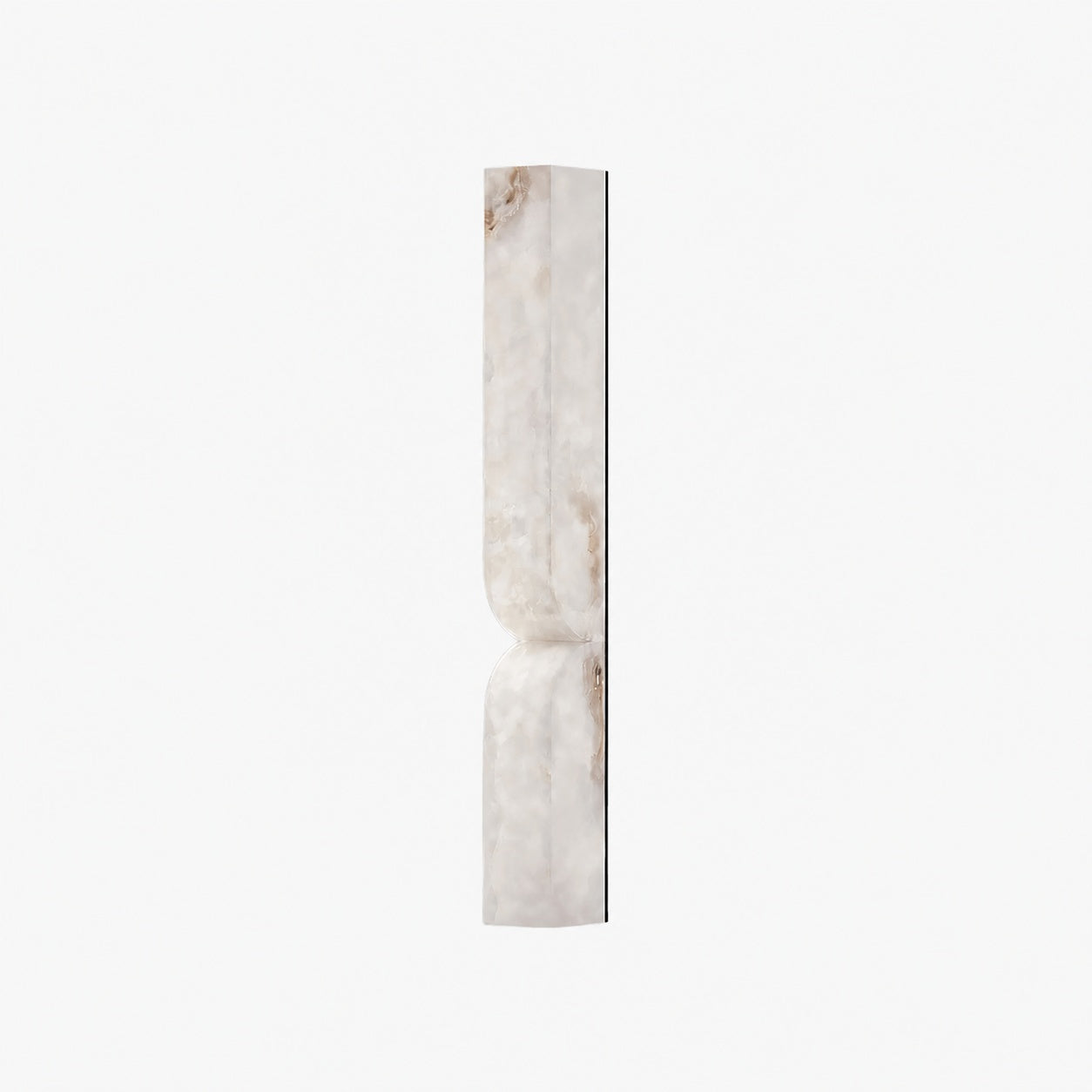 Albesque Curved Wall Lamp - Modern Alabaster Wall Lamp for Bedrooms and Living Rooms