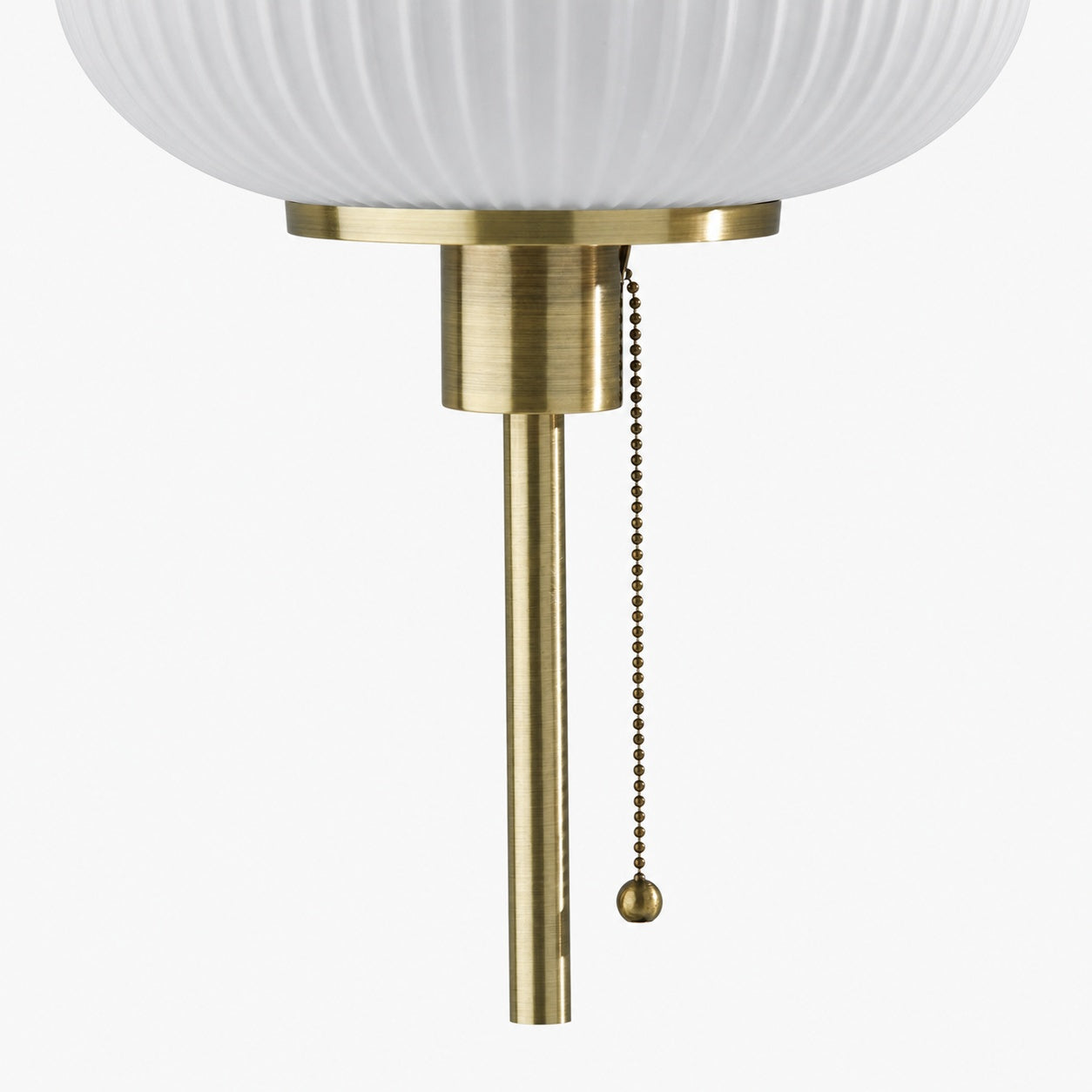 Pelviona Ribbed Glass Table Lamp - Brass & Black Metal Base - Must-Have for Home Styling
