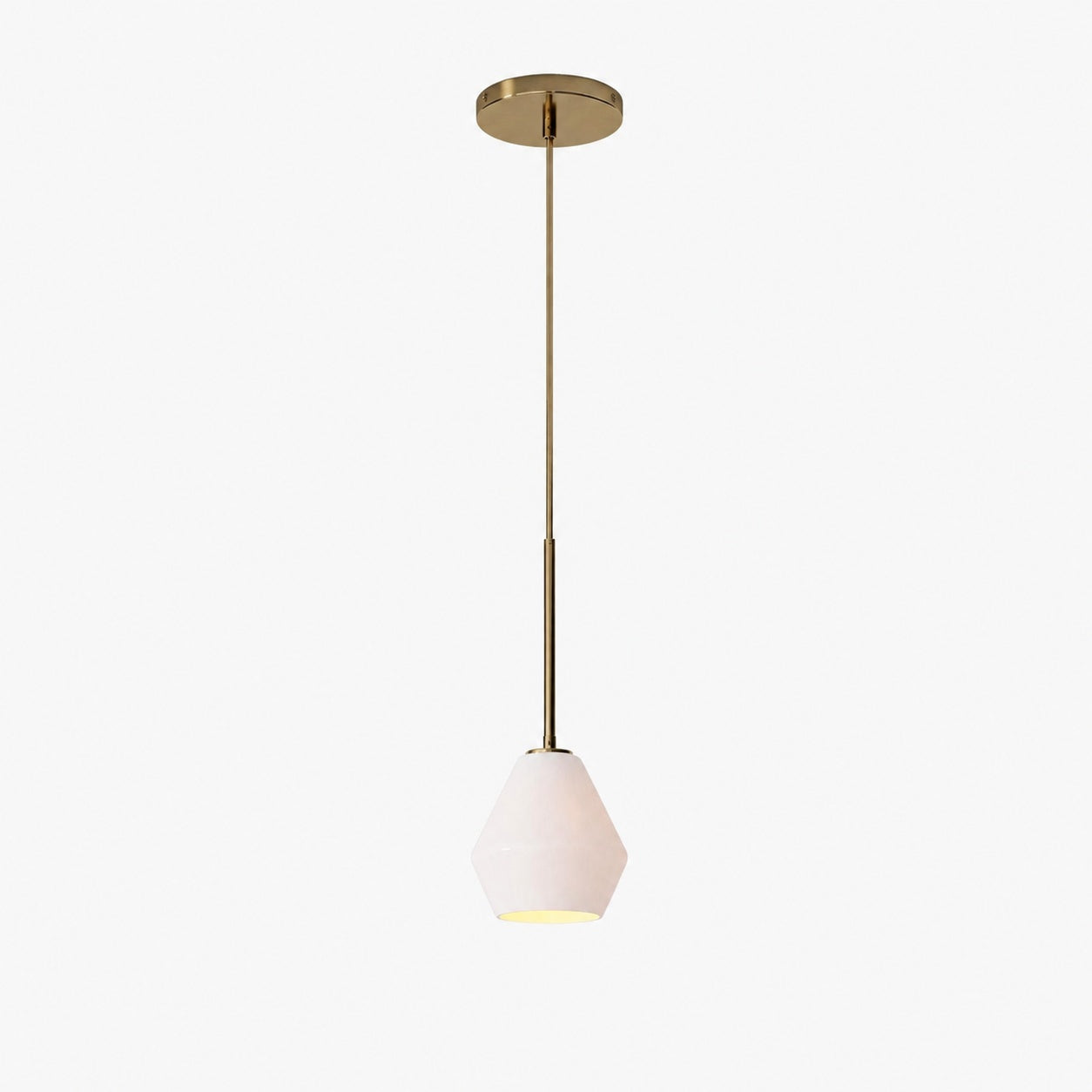Merin Transparent Glass Sculpture Geometric Chandelier