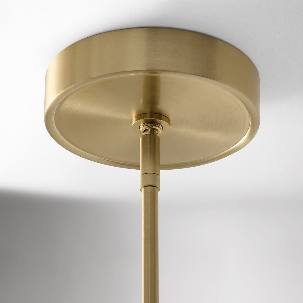 Vega Glass Mid-Century Modern Globe Chandelier with Glass Shades for Dining Room and Kitchen Island