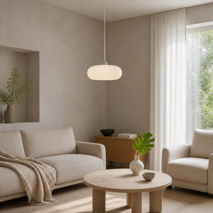 Potivus Glow Retro Style Pendant Lamp – Sculptural Hanging Light for Living Spaces N36