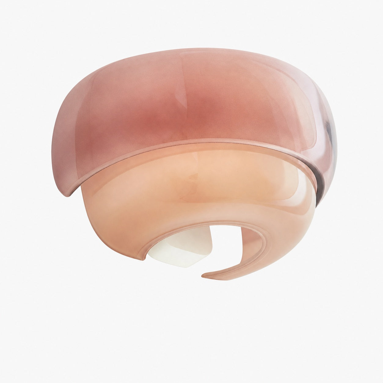 Clinco Colored Modern Vintage Glass Wall Lamp - Soft Mushroom Glow