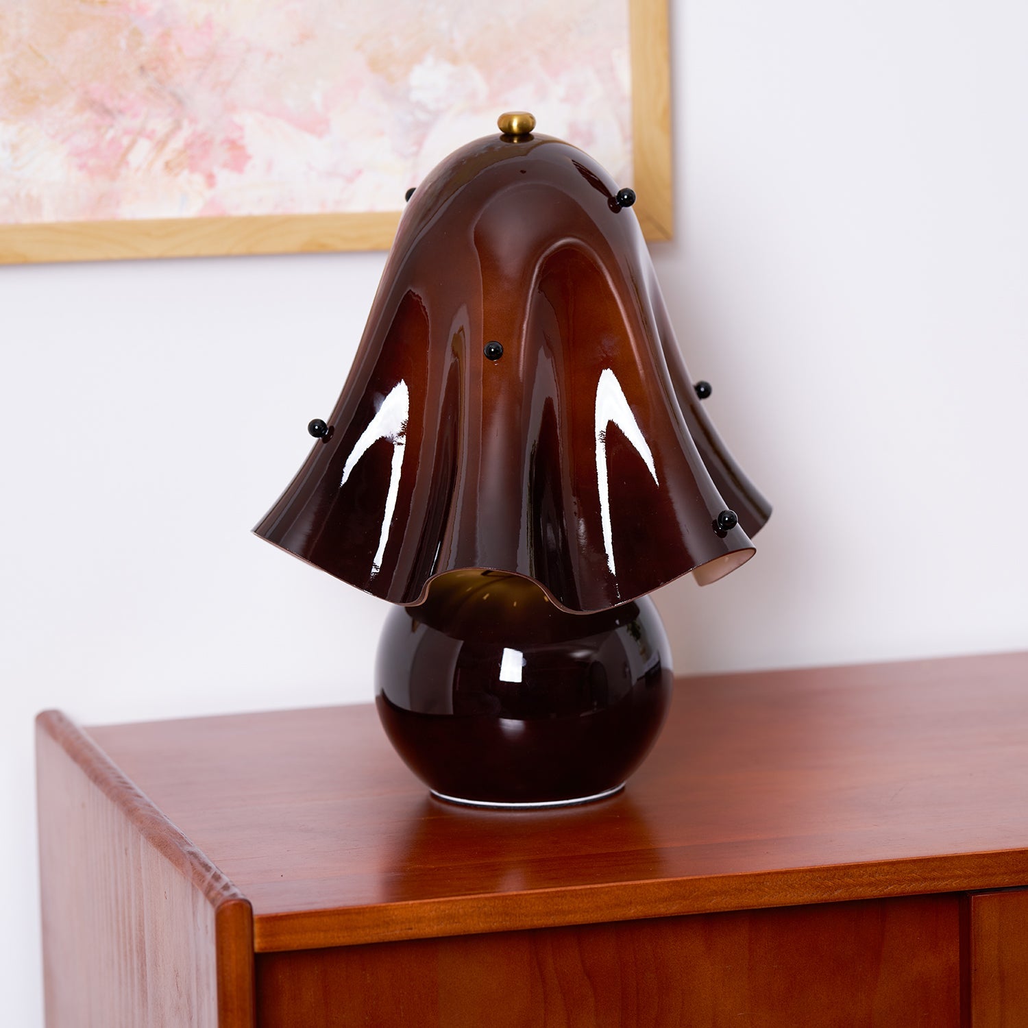 Bellina Decorative Table Lamp - Sculptural Bell Flower Shape