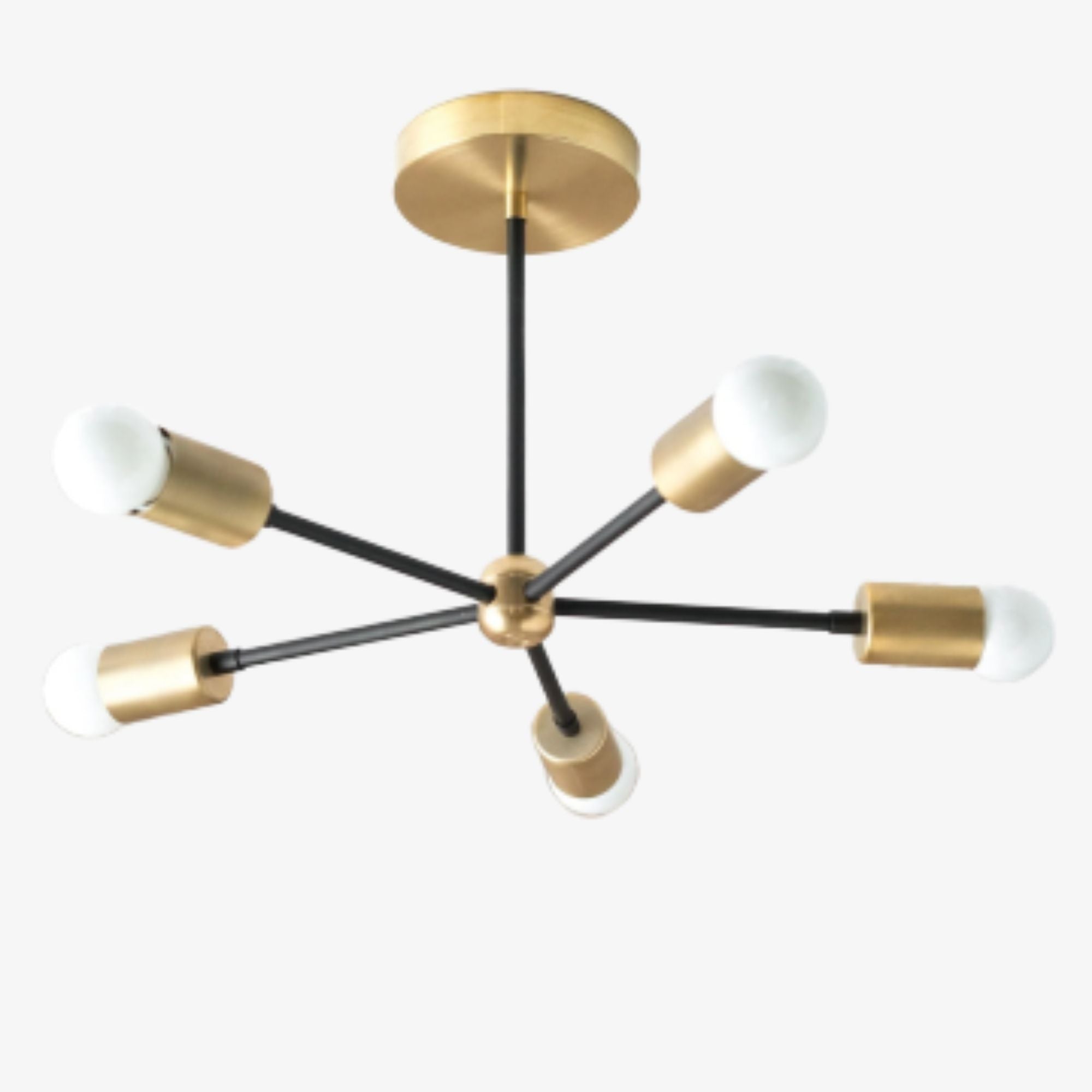 Lumen Radial-Arm Geometric Lamp – Modern Ceiling Lighting for Foyer or Office