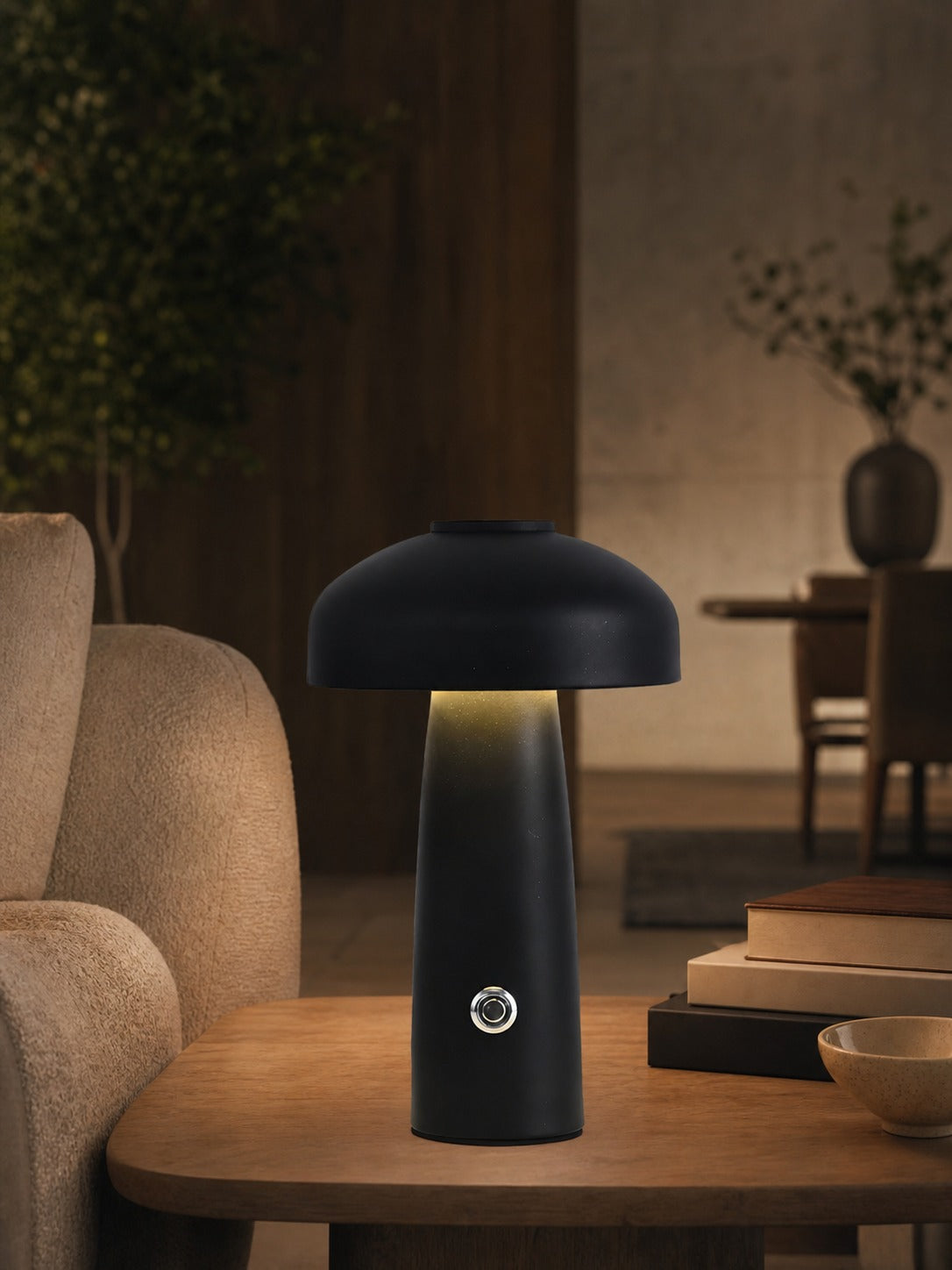 Leon Mushroom Table Lamp (built-in battery)